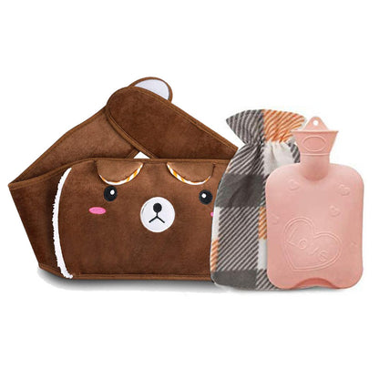 Winter Water Bottle Belt Large Hand Warmer Cute Animal Hot Water Bottle Belt Hot Water Bag Hot Water Cover Bottle Heater