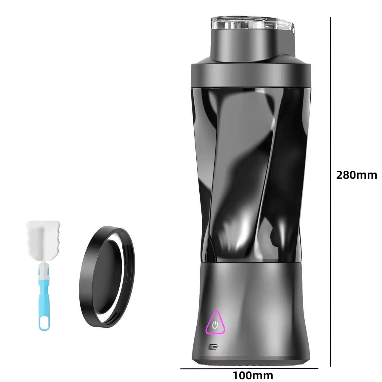 Electric Portable Juicer Fresh Fruit Mixer 700ML Multifunctional USB Rechargeable Shakes Smoothie Blender Outdoor Mixing Cup